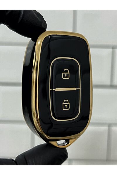 BARKAS ELEKTRONİK Dacia Duster Logan Sandero Dokker Lodgy Waterless Nano Key Case Black