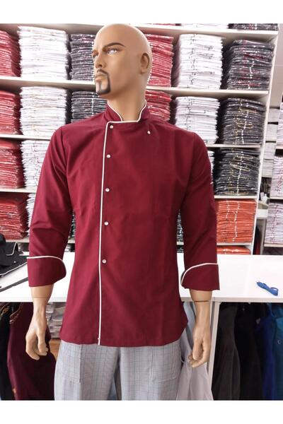 PERSONELİTY Aşçı Ceketleri Unisex Biyeli Kısa Uzun Kollu Chef Aşçı Mutfak Cek...