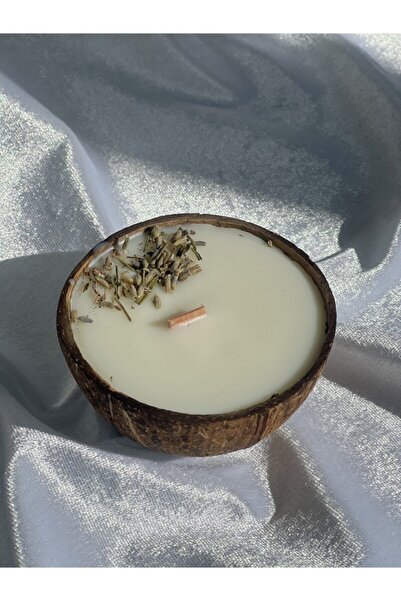 jeane home decor Jeane Candles Hindistan Cevizi Gerçek Organik Kokulu Mum Hed...