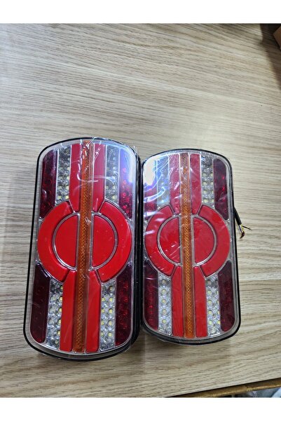 GUMUSONLINE 2 ADET ARLAS KAYAR SİNYALLİ NEON LEDLİ STOP LAMBA 12/24 VOLT Uyumlu