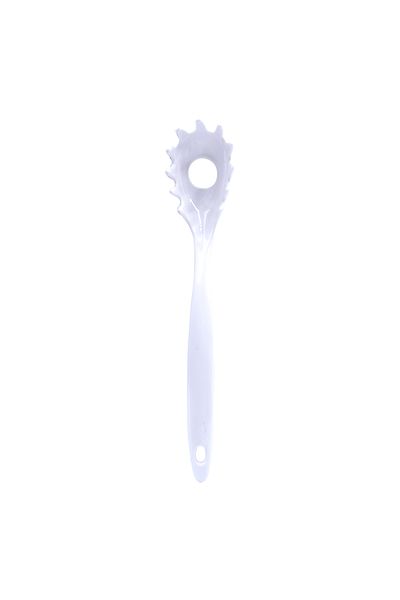 Bin-Shihoun Abomar Melamine Noodle Spoon White