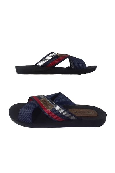 GEZER Ανδρικές παντόφλες Navy Blue Ultra Light Daily - Rope gzrh97-797
