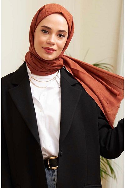 Mides scarf Bamboo Kraş Shawl Model-πλακάκι