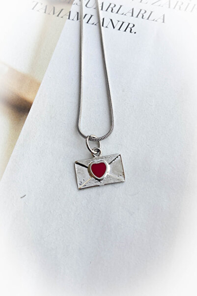 roshel قلادة فولاذية مقاس 45 سم - مغلف محفظة، نموذج قلب وسلسلة رفيعة