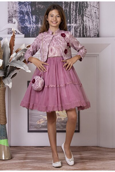 SÜSLÜ PİNK KİDS Çocuk Elbise