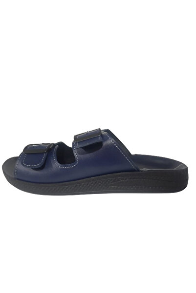 GEZER Чоловічі темно-сині надлегкі капці на щоденне носіння з двома застібками - Gezrr8-079