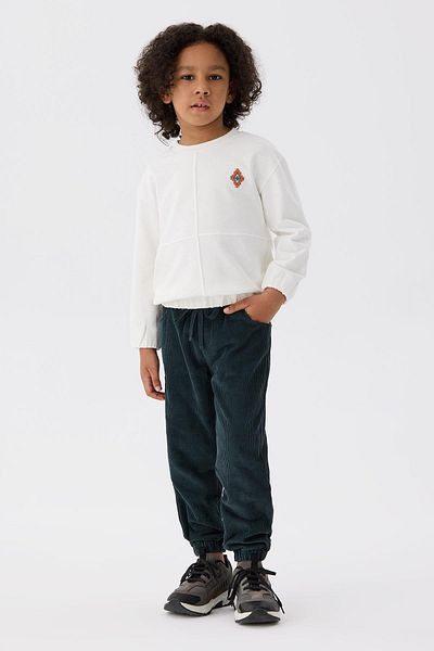Nebbati Bg Store Boy's Ecru Sweatshirt
