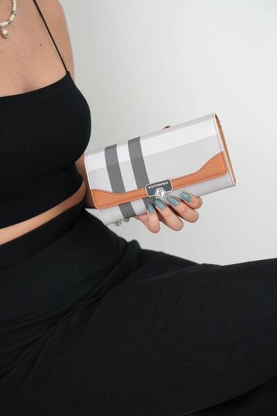 Silver Polo Сірий - A.Taba NV979 Жіночий гаманець для карток