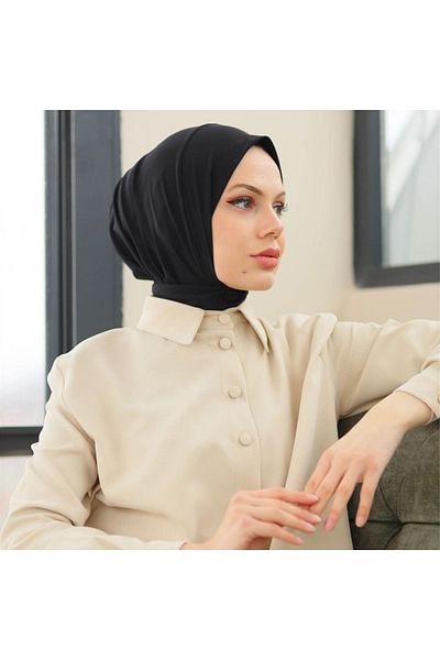 avzen şal Hijabchi Γυναικεία Hijab Hijab Snap γιακάς Hijap Bone Μοντέλο Κασκόλ