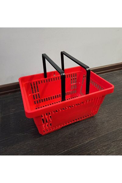 antelope 22 Lt Double Handle Plastic Shopping Basket