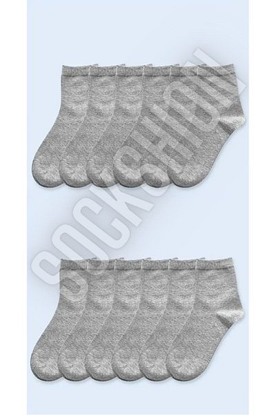 SOCKSHION Памучни обикновени класически чорапи - 12 чифта