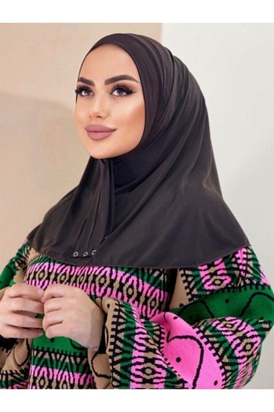 Organic Scarfs Γυναικείο μαντήλι μαντήλι μαντήλι χιτζάμπ με κουμπωτό λαιμό γιακά με κουκούλα