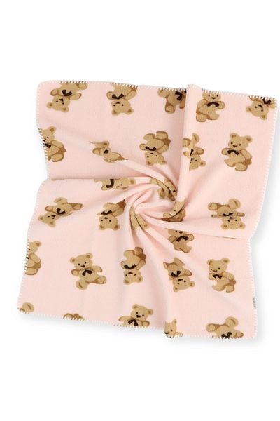 Bebitof Cute Wellsoft Blanket with Bear Pattern