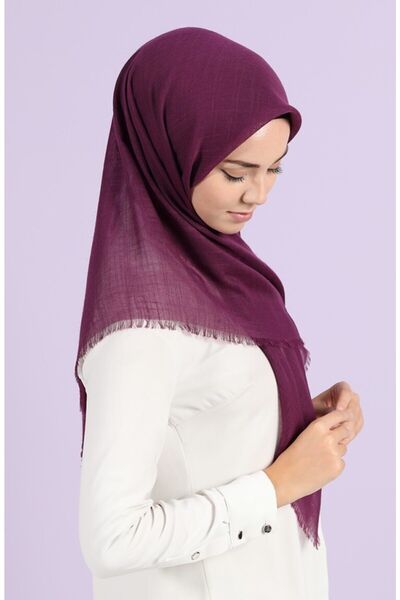 Bursa Yemenisi Pamuklu Flamlı Eşarp 100x100cm