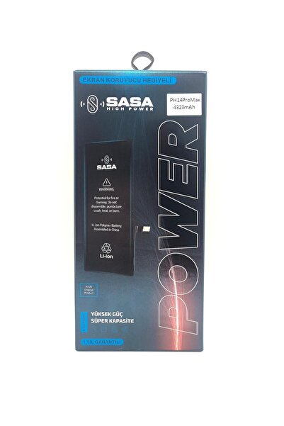 SASA İphone 14 Pro Max Battery 4323mah Yüksek Amper Batarya
