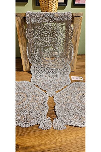 LİNDENİ HOME غطاء وحدة التحكم في غرفة المعيشة - طقم 3 قطع لغرفة النوم