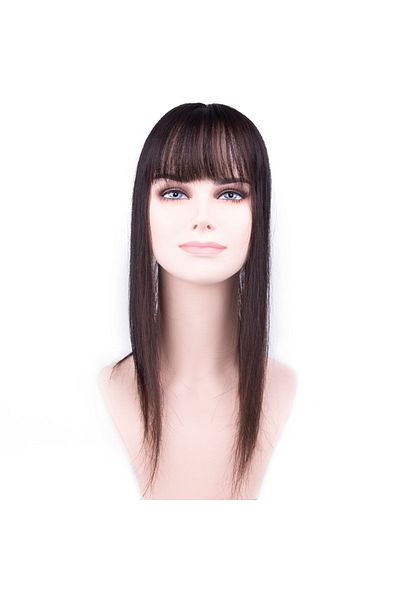 Platin Peruk Chestnut Skin Bangs