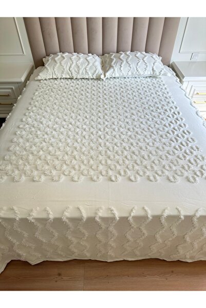 Tly Home Textiles YATAK ÖRTÜSÜ SARAY MODEL 2 (EKRU)