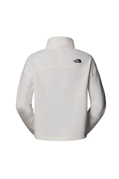THE NORTH FACE Glacier 100% Women's Sweatshirt - Half Zip, Cropped, White-S Nf0A855N4Hp1