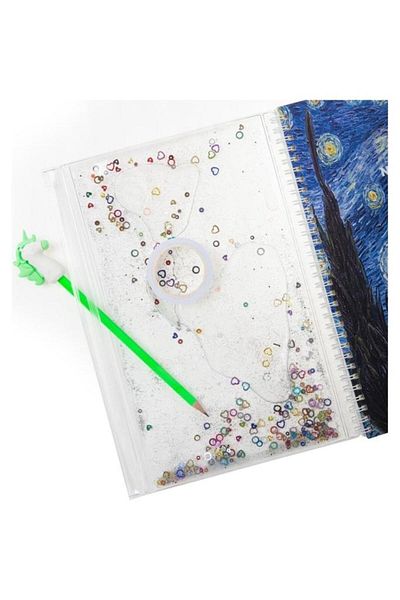 Kahraman Vuki Watery Notebook with Bag Medium Van Gogh 1/s Vk-0086g