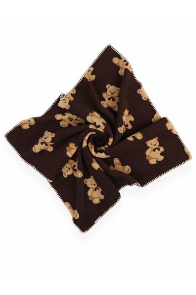 Bebitof Cute Wellsoft Blanket with Bear Pattern