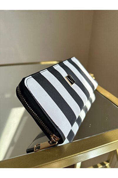 chocolatebag White Single Compartment Women's Wallet - Long with Plenty of Card Holders