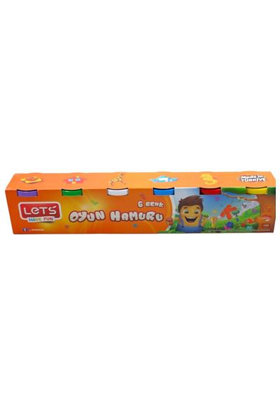 Lets 690 Gr 6-pack Play Dough