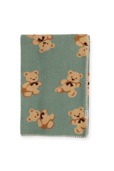 Bebitof Cute Wellsoft Blanket with Bear Pattern