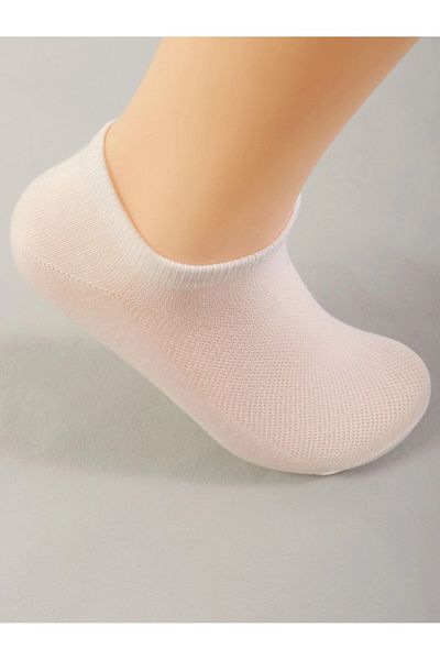 Mudizone Λευκά Unisex Sneakers Mesh Κάτω από τον αστράγαλο 1 ζευγάρι κάλτσες