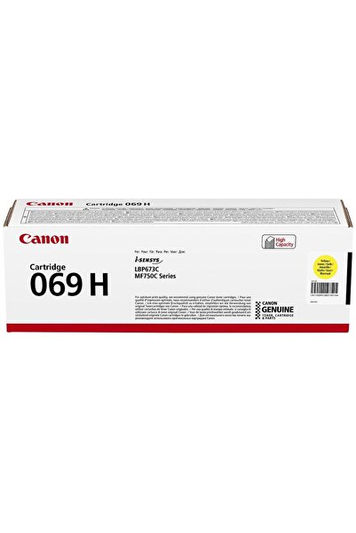 Canon CRG-069H/5095C002 Sarı Orijinal Toner Yüksek Kapasiteli