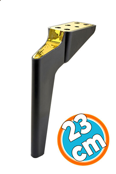 NZB Mobilya Yükseltici Kanepe Sehpa TV Ünitesi Koltuk Ayağı 23 cm Siyah Gold ...
