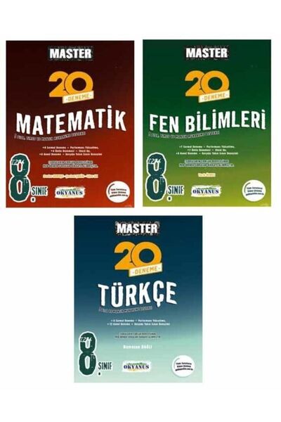 Okyanus Yayınları 8. Sınıf Okyanus Master Set