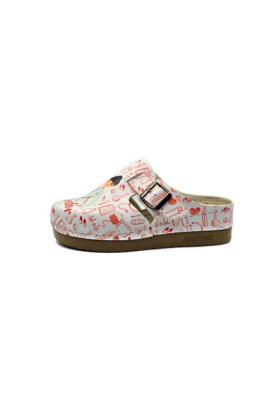 Tigerline PAPUCI DE FEMEI DOCTOR PRINT PAPUCI SABO CU MODEL