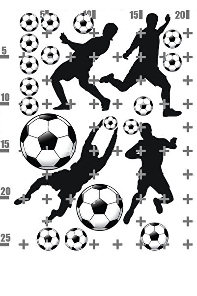 Lyroni Yenilebilir Şeker Kağıt Futbol Futbolcu Temalı Pasta Süsleme