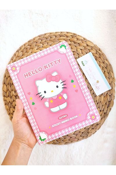 Pembe Çarşı دفتر ملاحظات لطيف لاصق (Hello Kitty)