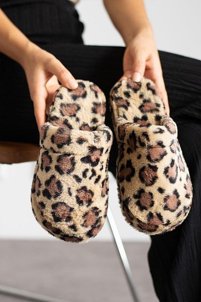 Moda Frato Γυναικείες παντόφλες εσωτερικού χώρου Modafrato - Γούνινο εσωτερικό, Χειμερινή αθόρυβη σόλα