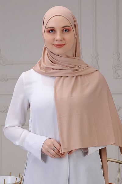 Moda Ferin Women's Jersey Shawl Powder Pys1010