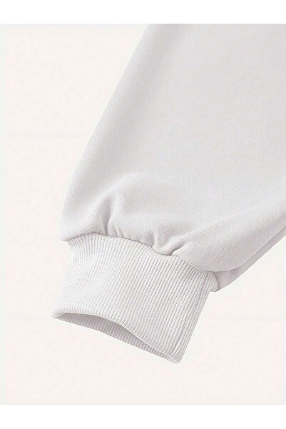 Deocept Φούτερ Crew Neck Oversize - Enough Always Printed