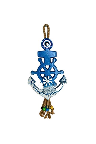 bimbambom Dümenli Çapa Duvar Süsü, Dümen Çapa Bahçe Balkon Teras Dekoratif Ür...