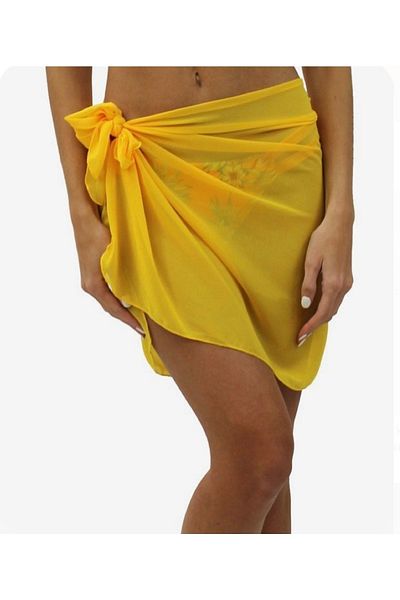 Pareos Yellow Chiffon Pareo