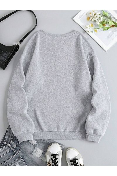 Deocept Φούτερ με φλοράλ στάμπα Unisex με λαιμόκοψη