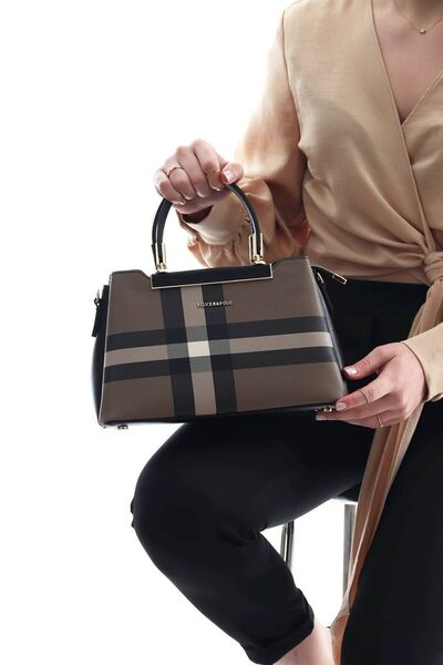 Silver Polo Maro - Negru Nv913 Geantă de mână pentru femei