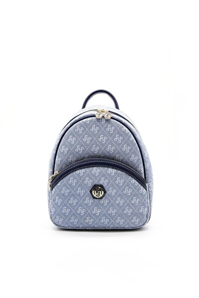 Silver Polo Rucsac de damă model SP945 albastru bleumarin