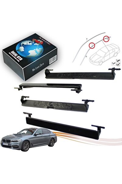 İDEAL OTOMOTİV BMW 5 G30 (2016-...) Tavan Çıta Portbagaj Kapağı 114mm/12mm (4x)