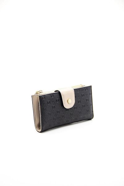 Silver Polo S.nut Nv1140 Black Women's Wallet Card Holder