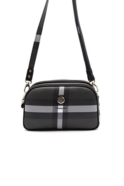 Silver Polo Black - Black Nv745 Women's Crossbody Bag