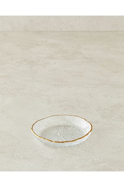 English Home Zoey 12 cm Gold Glass Snack Bowl