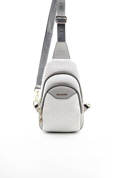 Silver Polo A.gray Nv959 - حقيبة خصر نسائية بيضاء