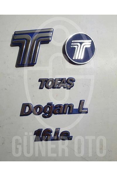 NURPAR Tofaş Doğan L 5 Gears 1.6.i.e Shutter Luggage Rigging and Lettering Set