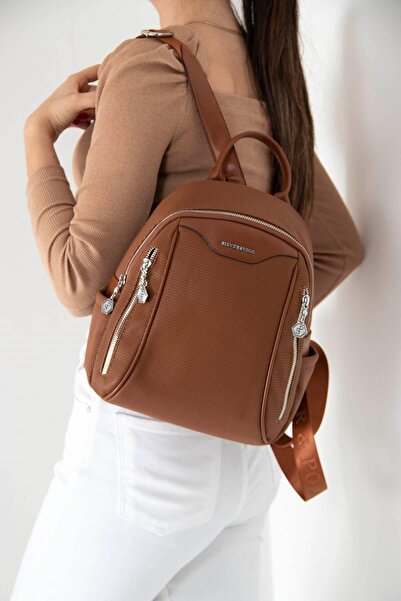 Silver Polo Taba - Taba Nv906 Kadın Sırt Çantası